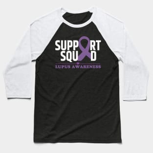 Support Squad Lupus Awareness Baseball T-Shirt